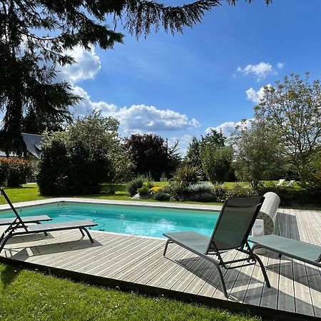 Chambres D Hotes Avec Piscine Et Spa La Foliere Saumur Villebernier Exterior foto