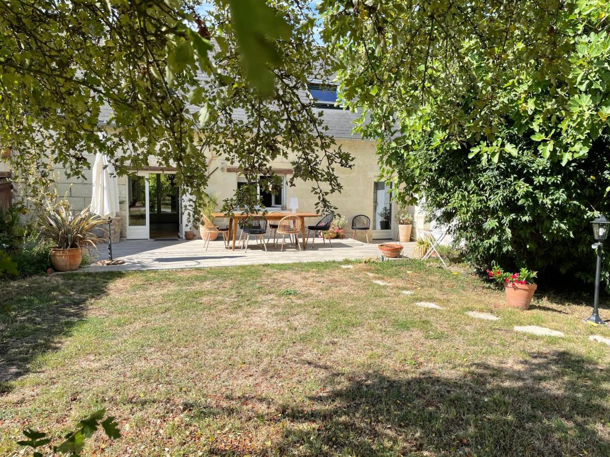 Chambres D Hotes Avec Piscine Et Spa La Foliere Saumur Villebernier Exterior foto